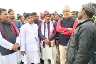 Rajmahal MLA Inspected Ship Crash Site