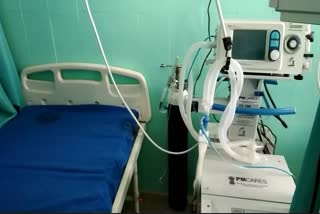 अररिया सदर अस्पताल में वेंटिलेटर में धूल