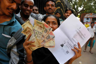 In November 2016, India withdrew all 500-rupee and 1,000-rupee from circulation, in an effort to tackle corruption, black money and tax evasion. India’s top court hearing petitions challenging the currency ban on Monday, Jan.2. 2013 said the government’s surprise decision in 2016 to demonetize high-value bills was legal and taken after consultation with India's central bank.