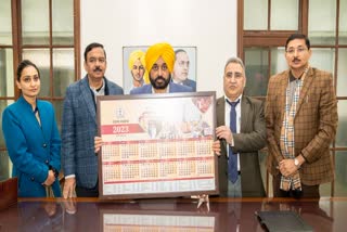 CM ਭਗਵੰਤ ਮਾਨ ਨੇ ਸਾਲ 2023 ਦਾ ਕੈਲੰਡਰ ਕੀਤਾ ਜਾਰੀ