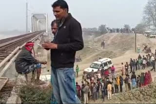 Railway bridge where incident happened