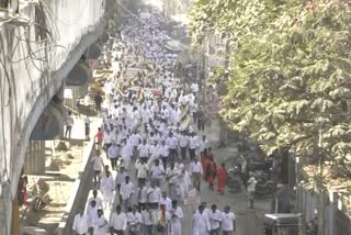 Jain Federation protest march