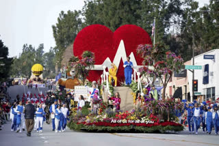 Historic parade held in California for new year celebration