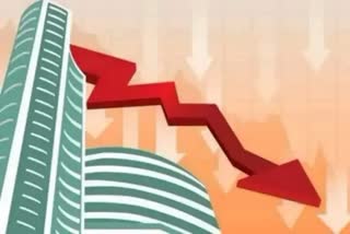 Etv Bharat Sensex and Nifty fall in early trade