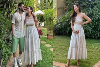 Gauahar Khan flaunts baby