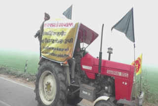 Tractor march against SGPC in Sangrur