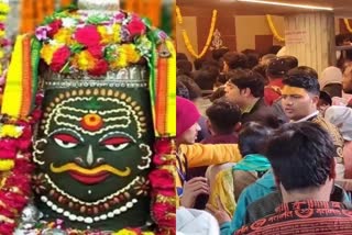 devotees gathered in mahakal temple