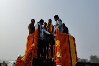 Union Minister Arjun Munda paid tribute to Marang Gomke Jaipal Singh Munda in Khunti