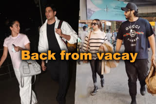 B-town couples Sidharth Malhotra-Kiara Advani, Arjun Kapoor-Malaika Arora return from holiday