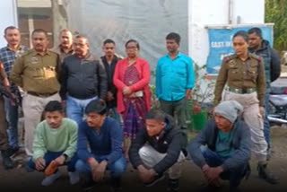 Assam police raid against drugs