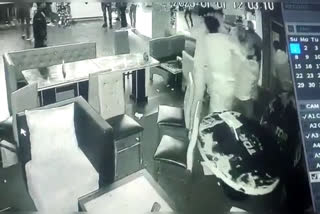 gwalior boys beaten pub staff video