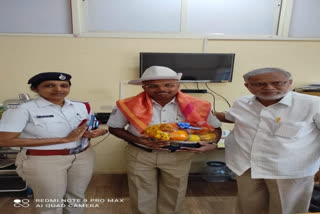 Head Constable Suresh appreciated by senior officials