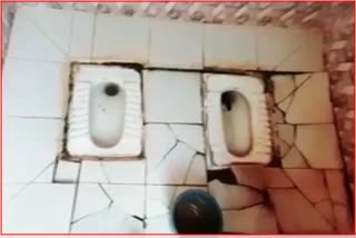 Two Seats In Toilet Room