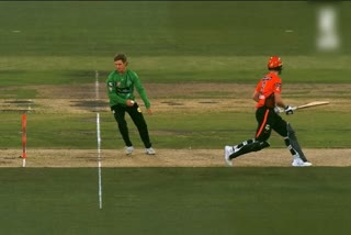 Adam Zampa  Tom Rogers  big bash league  Adam Zampa denied Mankad attempt  Adam Zampa Mankading video  Melbourne Stars  Melbourne Renegades  Tom Rogers  ആദം സാംപ  ടോം റോജേഴ്‌സ്  ആദം സാംപ മങ്കാദിങ്  ബിഗ് ബാഷ് ലീഗ്  മെല്‍ബണ്‍ റെനഗെഡ്‌സ്  ല്‍ബണ്‍ സ്റ്റാര്‍സ്‌