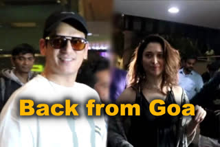 Alleged lovebirds Tamannaah and Vijay Varma return from Goa holiday