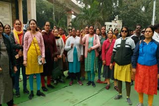 Electricity workers Protest In Nagpur