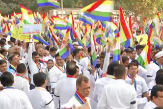 jain community protest across nation against Sammed Shikhar declared as tourist place by jharkhand government