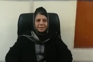 PDP president Mehbooba Mufti