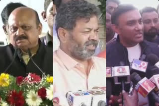 BJP leaders reaction  Congress leader Siddaramaiah statement on CM  Siddaramaiah statement on CM Bommai  ಸಿಎಂ ಬೊಮ್ಮಾಯಿ ವಿರುದ್ಧ ಸಿದ್ದರಾಮಯ್ಯ ಹೇಳಿಕೆ  ಕಾಂಗ್ರೆಸ್​ ವಿರುದ್ಧ ಹರಿಹಾಯ್ದ ಬಿಜೆಪಿ ನಾಯಕರು  ಕಾಂಗ್ರೆಸ್​ ನಾಯಕ ಸಿದ್ದರಾಮಯ್ಯ ವಿವಾದಾತ್ಮಕ ಹೇಳಿಕೆ  ಬಿಜೆಪಿ ನಾಯಕರು ಆಕ್ರೋಶ