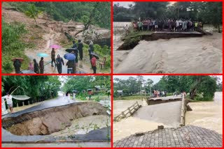 National Highways Authority of India clueless about the road damaged due to flood landslides in Assam