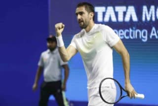 Tata Open Maharashtra  World no 17 marin Cilic cruises  World no 17 Cilic cruises into quarter finals  Tata Open Maharashtra 5th season  टाटा ओपन महाराष्ट्र  मारिन सिलिक की क्वार्टर फाइनल में एंट्री  टाटा ओपन महाराष्ट्र का 5वां सीजन  वर्ल्ड नंबर 17 मारिन सिलिक  US Open champion marin Cilic cruises