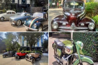 75 vintage cars ride from Vadodra to Statue of Unity