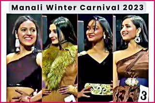 Miss Manali Winter Carnival 2023 competition.