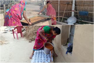 village women who prepared Date Molasses do not get proper price in Malda District