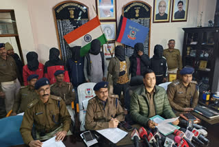 Ranchi police arrested militants and criminals