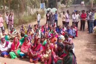 Villagers Protest