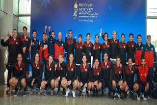 Chile Hockey Team arrived in  Bhubaneswar