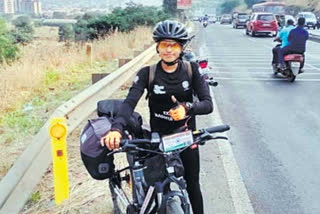 Athlete Asha Malviya pedals across India