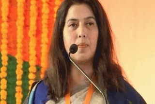 MP Saroj Pandey joins BJP strike