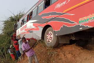 Private Bus accident at mulugu district