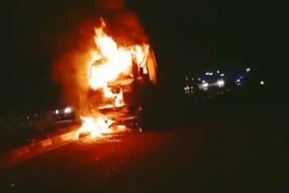 accident-between-tipper-and-bike-catches-fire-one-death