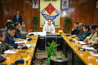 CM Pushkar Dhami holds high level meeting