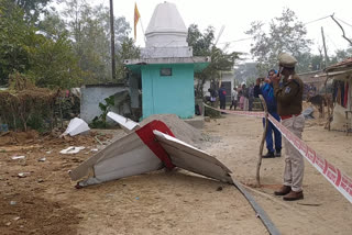 MP Rewa Aircraft collided dome of temple