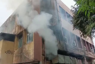 Fire accident in Malakpet