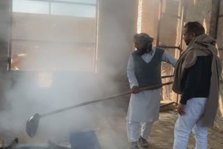 Harnek Singh Rode installed jaggery making machine