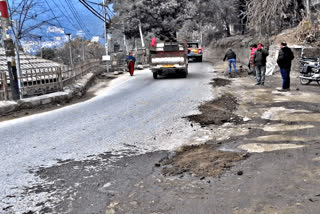 Road work started near Old Mandi.