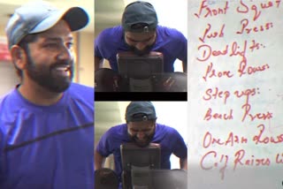 Rohit sharma gym workout