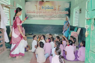 There is no school to study but they study in church