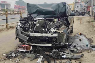 Etv Bharat BMW accident in agra