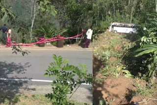 ഇടുക്കിയിലെ റോഡപകടങ്ങൾ  Idukki Road Accidents  Accidents in Nedumkandam Adimali road  നെടുങ്കണ്ടം അടിമാലി റോഡിൽ അപകടങ്ങൾ തുടർക്കഥ  നെടുങ്കണ്ടം  അടിമാലി  ഇടുക്കി തിങ്കൾക്കാടിൽ ബസ് അപകടം