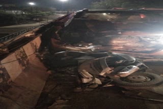 road accident on Shivnath over bridge