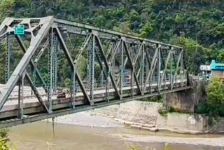 Banghat bridge damaged