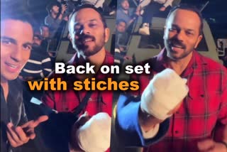 Rohit Shetty back to shooting set