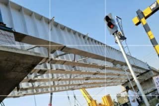 Girders At Nahoor Railway Station Mumbai