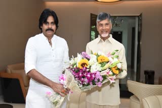 actor pawan kalyan meets tdp chief naidu