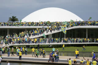Supporters of former Brazilian President Jair Bolsonaro who refuse to accept his election defeat stormed Congress, the Supreme Court and the presidential palace in the capital on Sunday